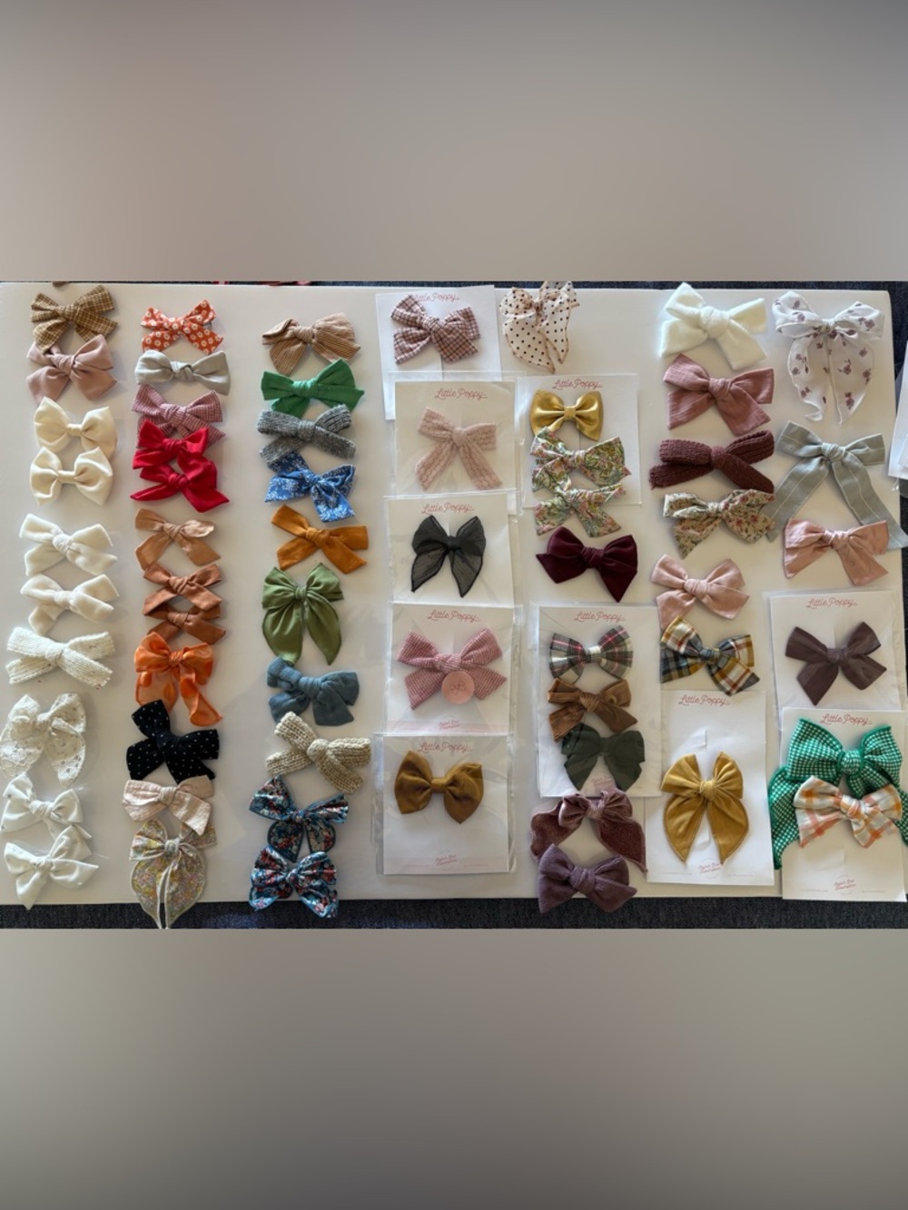 Little Poppy Co Girls Hair Bows - 70 Bows in Assorted Colors